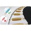 Trampolina ogrodowa profilowana 8ft/252cm z siatką wewnętrzną Neo-Sport
