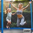 Neo-Sport Kerti trambulin kültéri hálóval és létrával 10 láb / 312 cm (NS-10Z181)