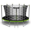 Neo-Sport kerti trambulin belső hálóval és létrával 13 láb / 404 cm-es (NS-13W231)
