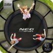 Neo-Sport 404 cm-es kerti trambulin kültéri hálóval és létrával (NS-13Z221)