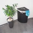Sarok szennyeskosár bambusz fekete 60 literes 10019052_46