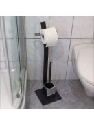 GRAO WC papírtartó és WC kefe garnitúra antracit 10019104