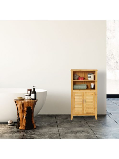 LAMELL bambusz fürdőszobai szekrény 92x50x25 cm 10019202