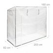 XL Paradicsom üvegház ferde tetővel 1,6 m² fóliasátor 160x200x80 cm 10020036