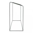 XL Paradicsom üvegház ferde tetővel 1,6 m² fóliasátor 160x200x80 cm 10020036