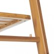 Összecsukható bambusz törölközőtartó 3 karral 3 polccal 152x53x31 cm 10020290