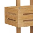 Bambusz zuhanypolc 3 kosárral 65x28x15,5 cm 10020311