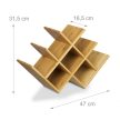 Bambusz palacktartó 8 palackhoz 31,5x47x16,5 cm 10020324