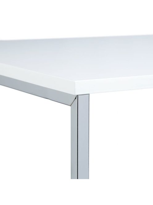 Egymásba tolható asztal fém keret fehér 3 db-os szett 10020360_ws