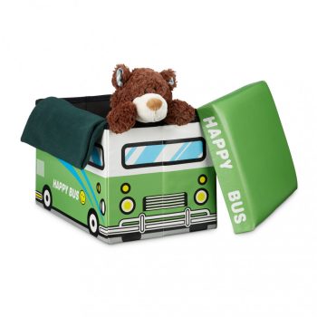   Happy bus összecsukható játéktároló 32x48x32 cm 10020376_hap