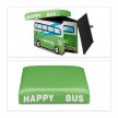 Happy bus összecsukható játéktároló 32x48x32 cm 10020376_hap
