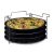 Pizzatálca 4 db-os készlet állvánnyal 10020495