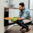 Pizzatálca 4 db-os készlet állvánnyal 10020495