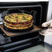 Pizzatálca 4 db-os készlet állvánnyal 10020495
