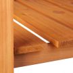 Modern emelt magaságyás polccal fenyőfa 80x88x43,5 cm 10020744