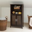 LAMELL bambusz fürdőszoba szekrény sötétbarna 92x50x25,5 cm 10020922