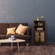LAMELL bambusz fürdőszoba szekrény sötétbarna 92x50x25,5 cm 10020922