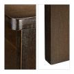 LAMELL bambusz fürdőszoba szekrény sötétbarna 92x50x25,5 cm 10020922