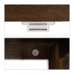 LAMELL bambusz fürdőszoba szekrény sötétbarna 92x50x25,5 cm 10020922