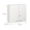 Premium gyógyszeres szekrény XXL 53x53x20 cm 10021071