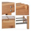 Bambusz ülőpad tárolóhellyel cipőtartó 6 pár cipőhöz 43x74x30 cm 10021566