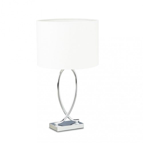 Elegáns asztali lámpa fehér-ezüst 51 cm 10022850