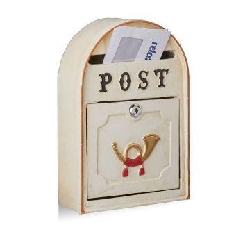 Antik postaláda dombornyomott postakürt mintával 10022929