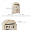 Antik postaláda dombornyomott postakürt mintával 10022929