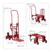 Lépcsőjáró molnárkocsi összecsukható 150 kg-ig 10022931