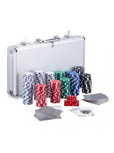   Professzionális pókerkészlet pókertáska 300 zsetonnal 10023519