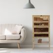Hörcsögketrec 3 szintes natúr fa 120x60x40 cm 10023712