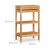 Bambusz polc polcokkal és felső tárolóval 76,5x46x29,5 cm 10024186