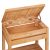 Bambusz polc polcokkal és felső tárolóval 76,5x46x29,5 cm 10024186