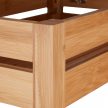 Bambusz polc polcokkal és felső tárolóval 76,5x46x29,5 cm 10024186