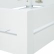 Bambusz fehér fürdőszobai polc 76,5 x 46 x 29,5 cm 10024195