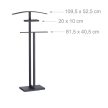 Modern szobainas fekete 112x52,5x20 cm 10024566
