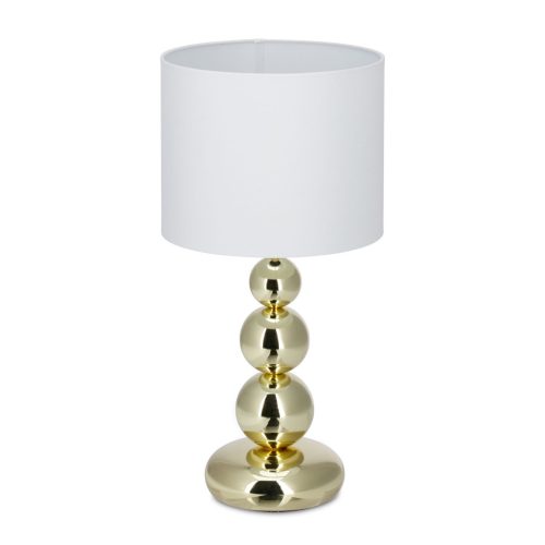 Modern asztali lámpa arany-fehér 50 cm 10024789
