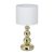 Modern asztali lámpa arany-fehér 50 cm 10024789