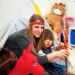 Póni felfújható ugráló állatka piros 10024991_rt