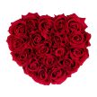 Szív alakú rózsacsokor dobozban művirág 18 rózsával 10025564_47