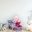 Pink autó összehajtható játéktároló ülőke 10025629_pink