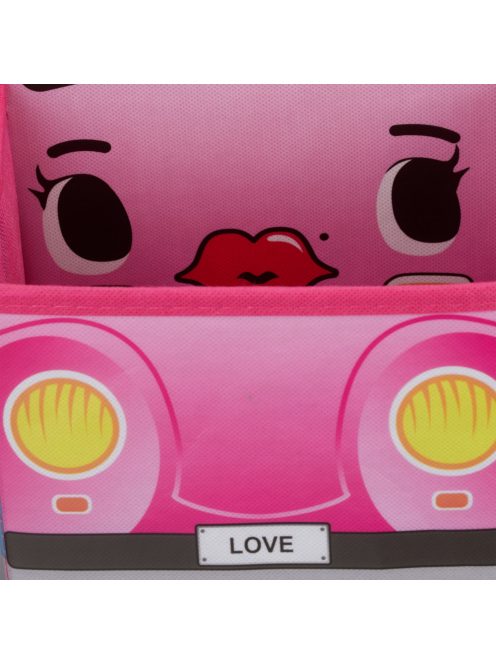 Pink autó összehajtható játéktároló ülőke 10025629_pink