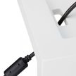 Monitor állvány rendszerezővel 2 fiókkal fehér-natúr 11x58,5x32,5 cm