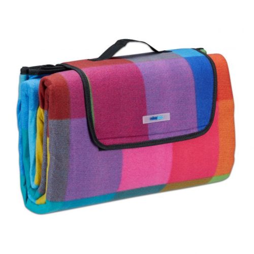 Piknik takaró 200x200 cm színes kockás 10025991