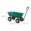 Kerti kocsi dönthető funkcióval zöld 10026080