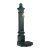 Antik oszlopos álló kerti kút 80x28x32 cm sötétzöld-arany 10026380
