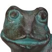 Kerti figura öntöttvas zöld béka 33 cm 10026407_59