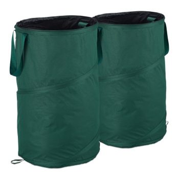   Pop-up kerti gyűjtőzsák 2 db-os szett 120 L zöld 10026438