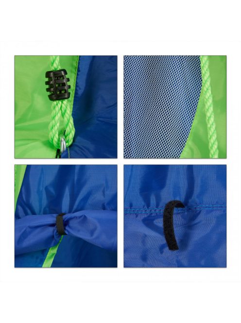 Sátor 110 cm-es fészekhintához kék-zöld 1002665_110_bl