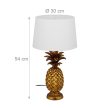 Asztali lámpa ananász arany-fehér 54 cm 10029511